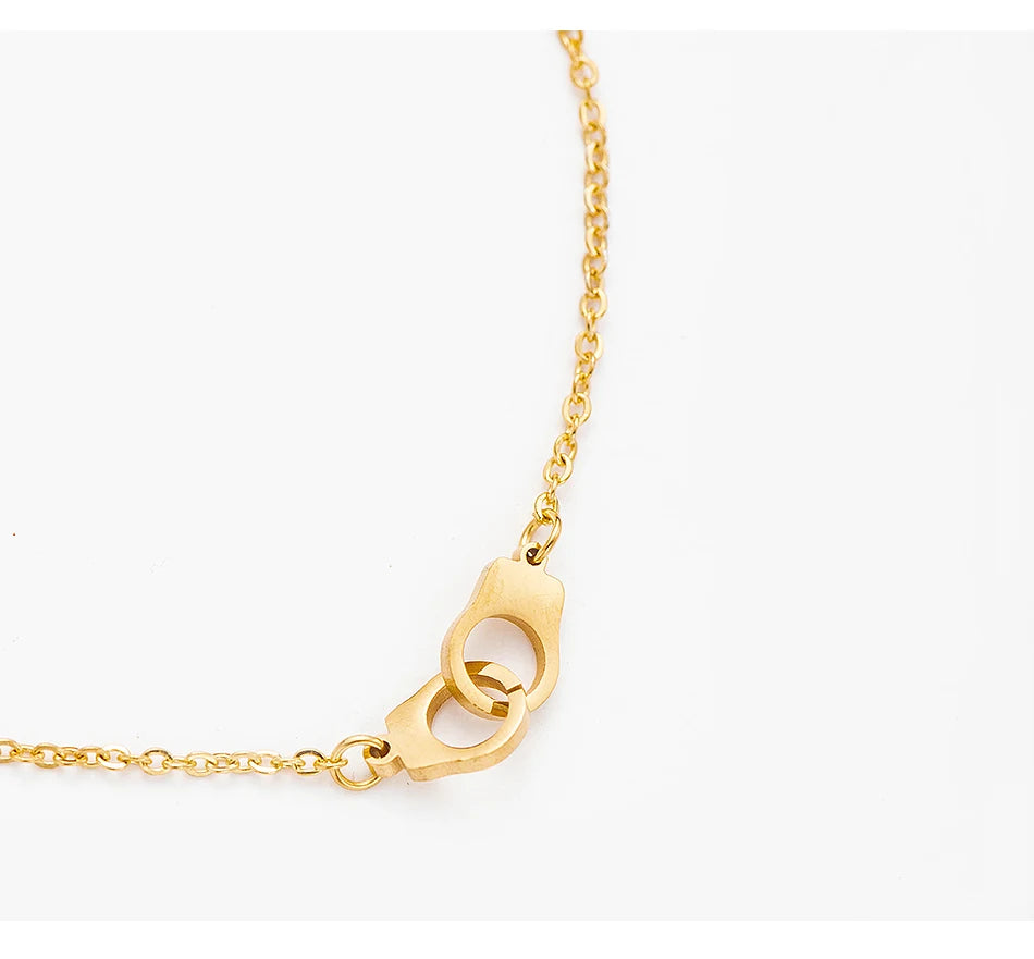 Handschellen-Charm-Armbänder