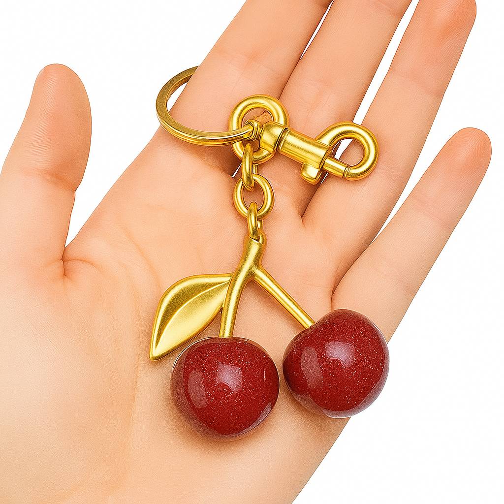 Cherry Bag Charm