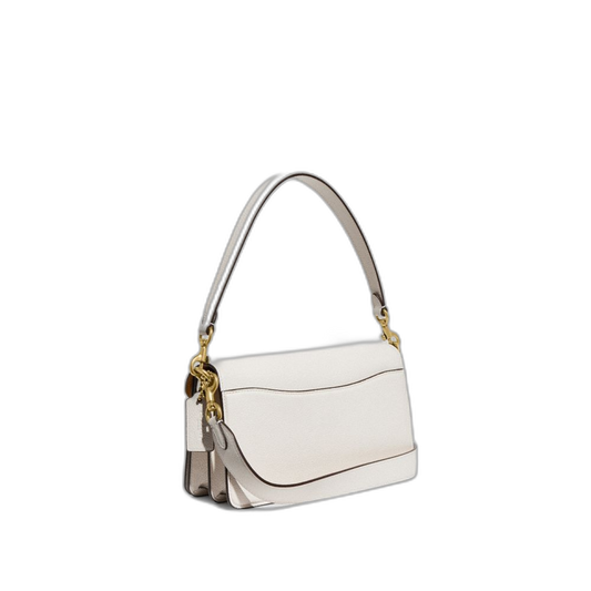 Tabby Shoulder Bag 26 - Brass/Chalk