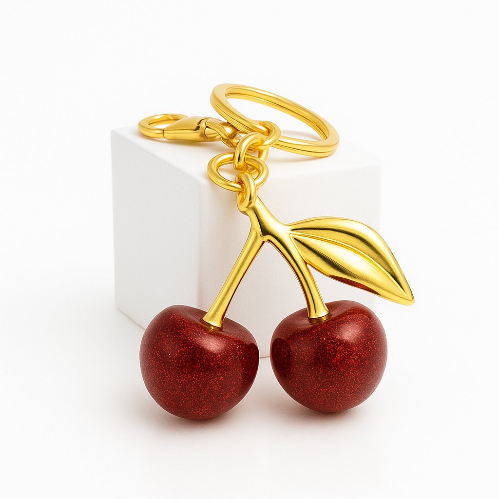 Cherry Bag Charm
