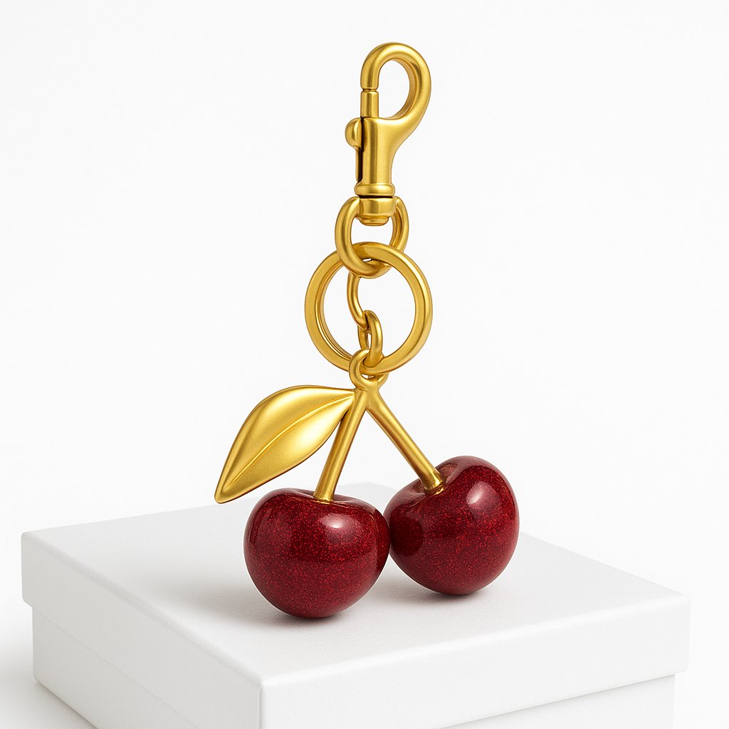 Cherry Bag Charm