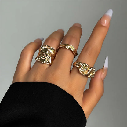 Anillos de la Trinidad Dorada