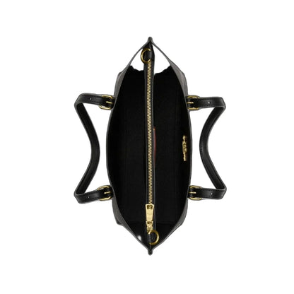 Die Mollie Tote Bag 25 aus charakteristischem Canvas – Walnuss/Schwarz