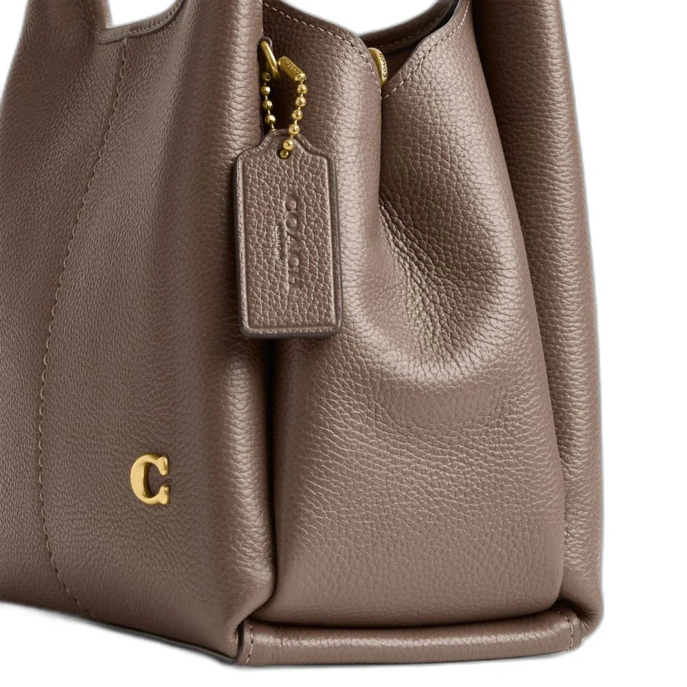 Die Lana Schultertasche – Dunkelgrau