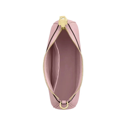 Teri Shoulder Bag In Signature Canvas - Gold/Powder Pink
