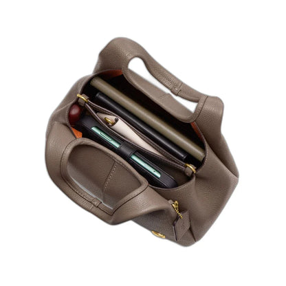 Die Lana Schultertasche – Dunkelgrau