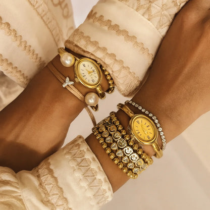 Elise Uhr – Weißgold Edition