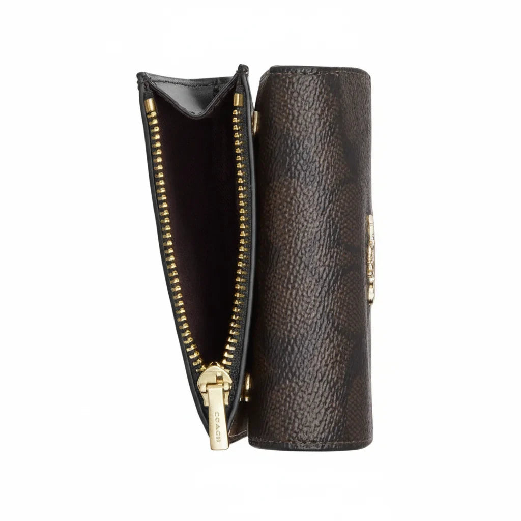 Das Signature Kartenetui – Walnuss/Hellbraun